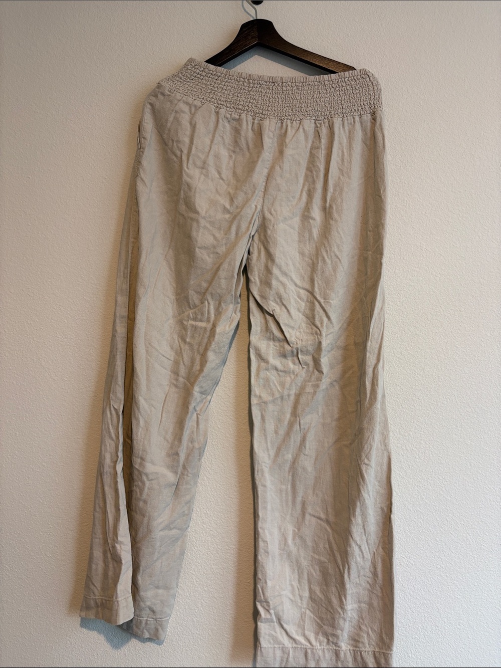 C Cream Wide-Leg Pants - Picture 3 of 3